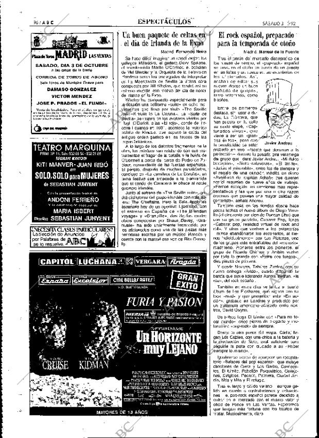 ABC MADRID 03-10-1992 página 96