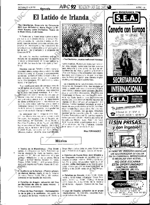 ABC SEVILLA 04-10-1992 página 75