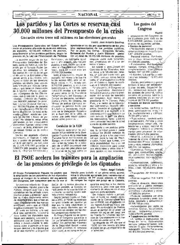 ABC MADRID 06-10-1992 página 19