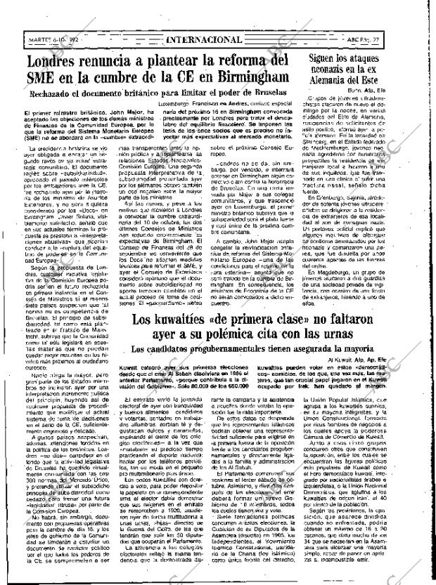 ABC MADRID 06-10-1992 página 27