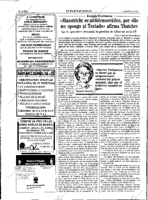 ABC MADRID 06-10-1992 página 28