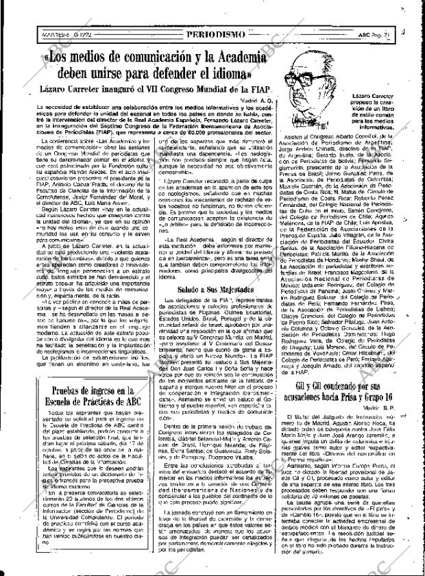 ABC MADRID 06-10-1992 página 71