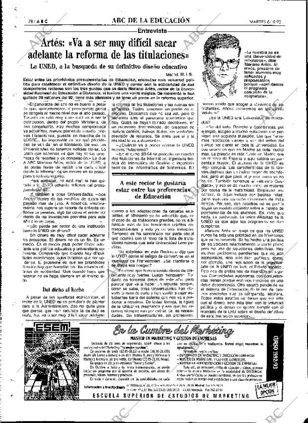 ABC MADRID 06-10-1992 página 78