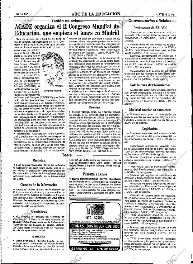 ABC MADRID 06-10-1992 página 80