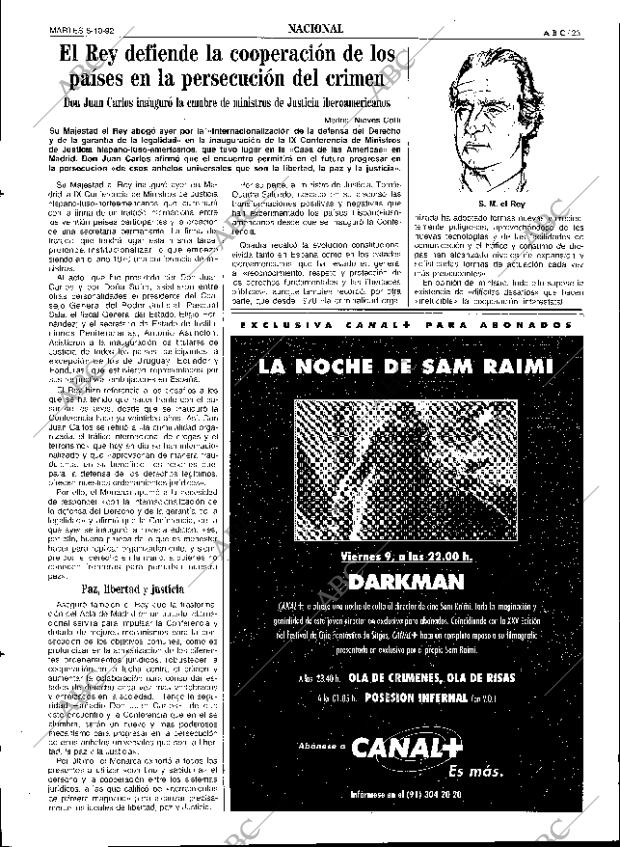 ABC SEVILLA 06-10-1992 página 23