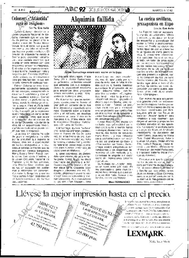 ABC SEVILLA 06-10-1992 página 60