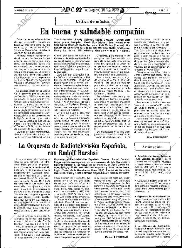 ABC SEVILLA 06-10-1992 página 61