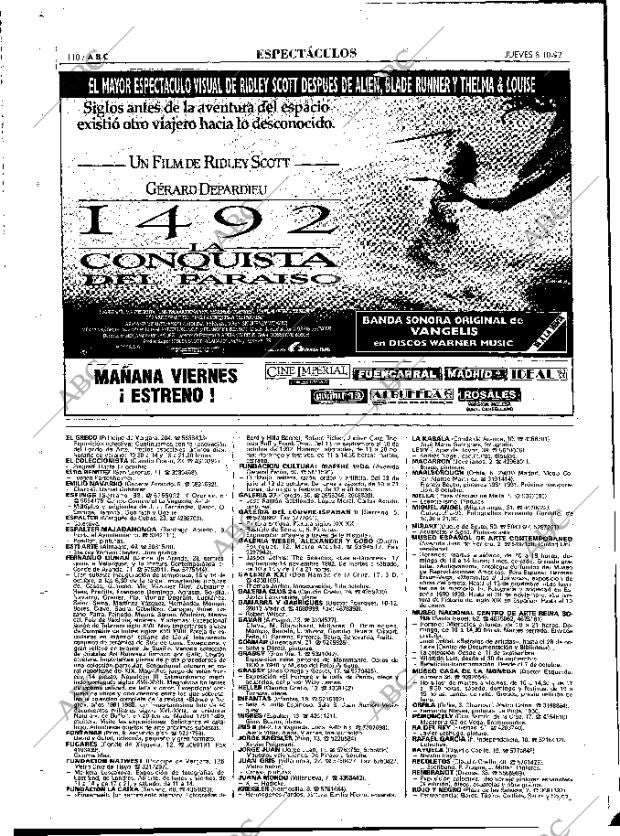 ABC MADRID 08-10-1992 página 110