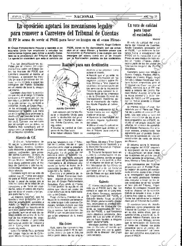 ABC MADRID 08-10-1992 página 23
