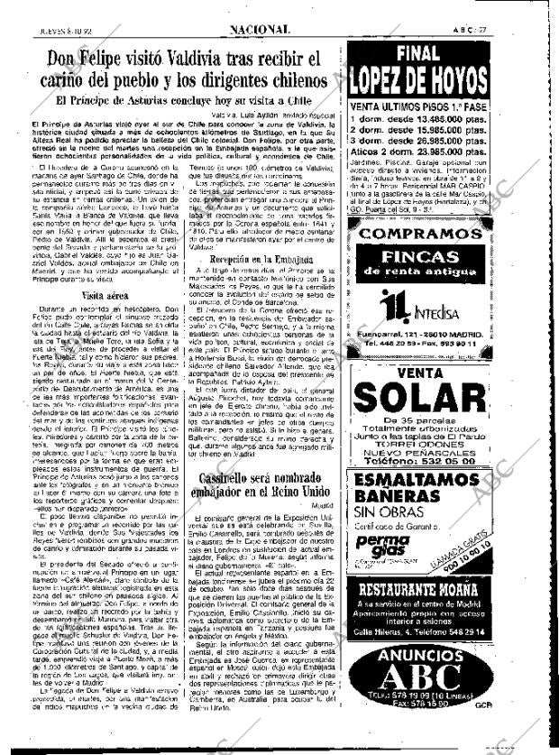 ABC MADRID 08-10-1992 página 27