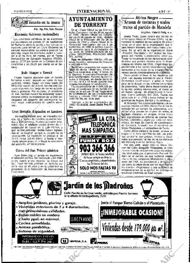 ABC MADRID 08-10-1992 página 41