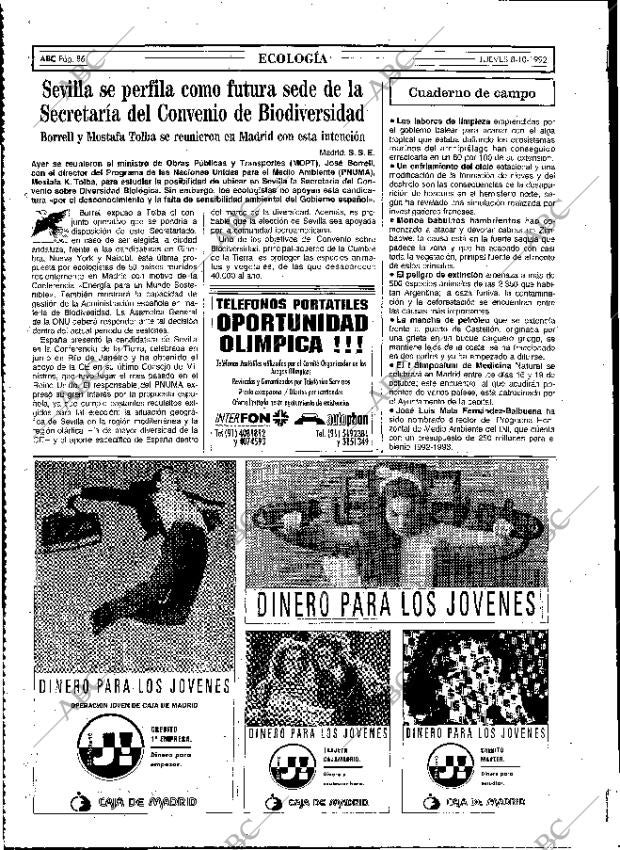ABC MADRID 08-10-1992 página 86