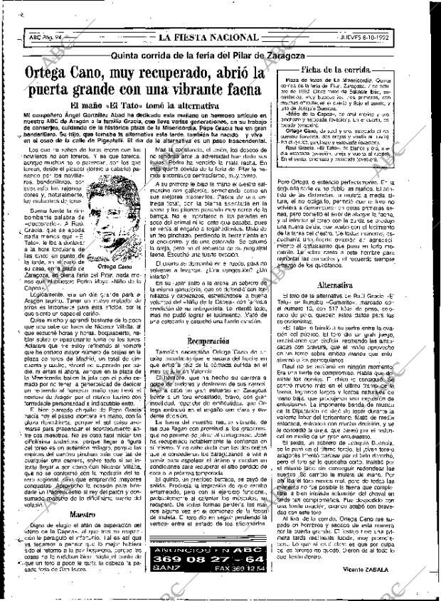 ABC MADRID 08-10-1992 página 94