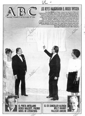 ABC MADRID 09-10-1992 página 1