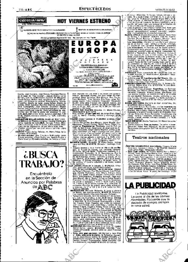 ABC MADRID 09-10-1992 página 110