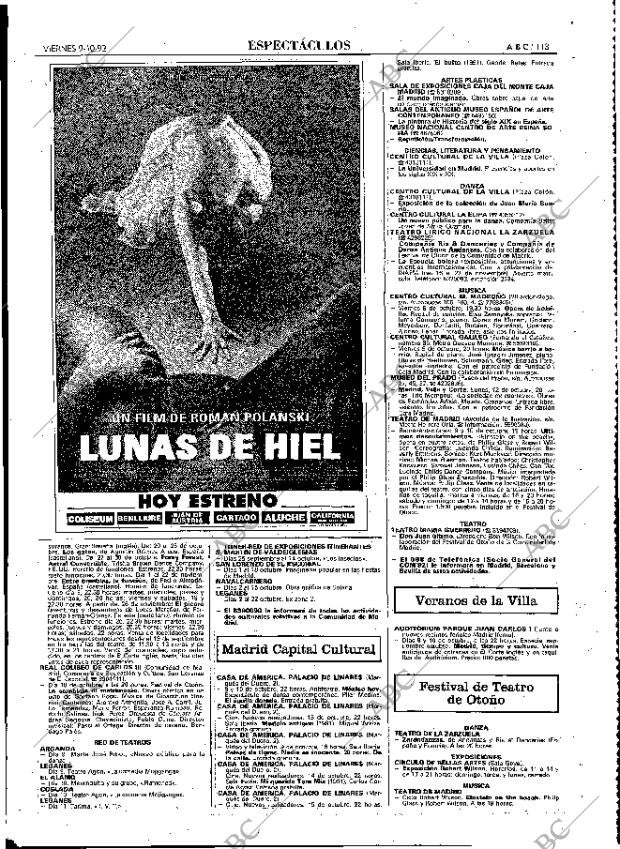 ABC MADRID 09-10-1992 página 113