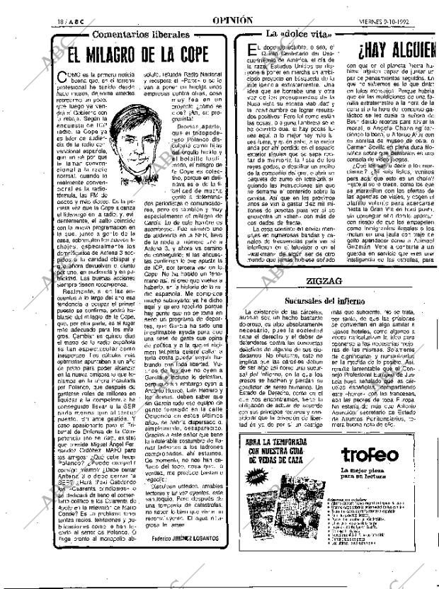 ABC MADRID 09-10-1992 página 18