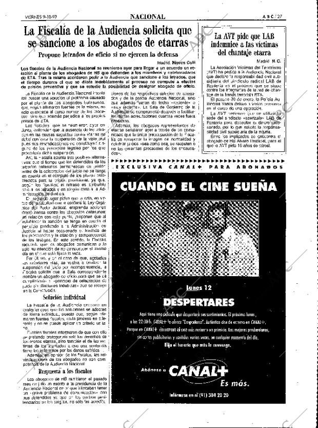 ABC MADRID 09-10-1992 página 27