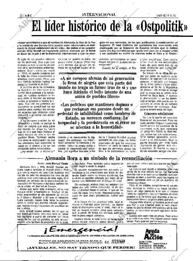 ABC MADRID 09-10-1992 página 32