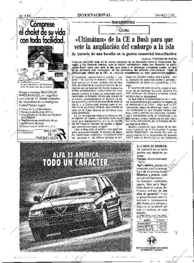 ABC MADRID 09-10-1992 página 36
