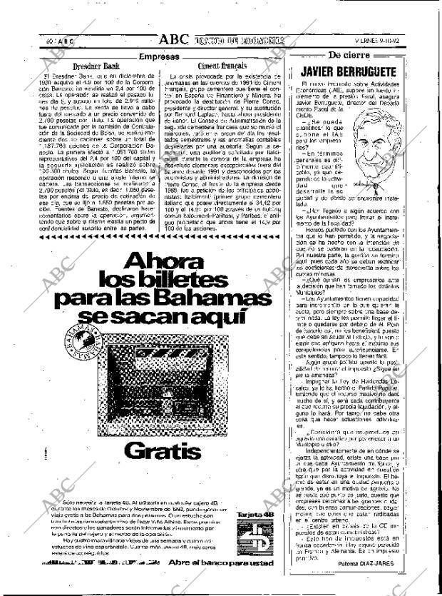 ABC MADRID 09-10-1992 página 60