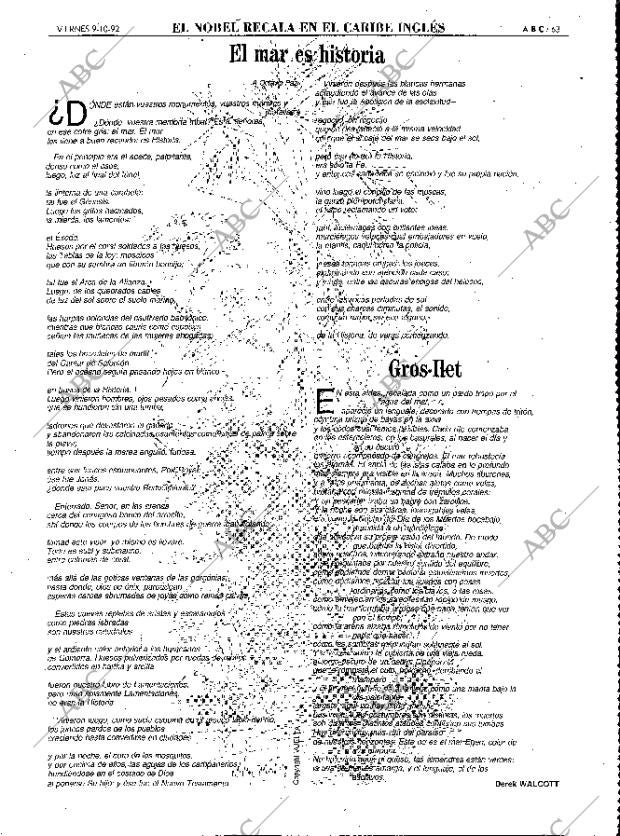 ABC MADRID 09-10-1992 página 63