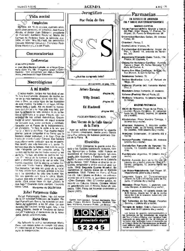 ABC MADRID 09-10-1992 página 71