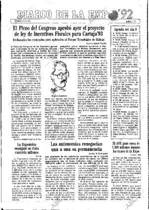 ABC MADRID 09-10-1992 página 77