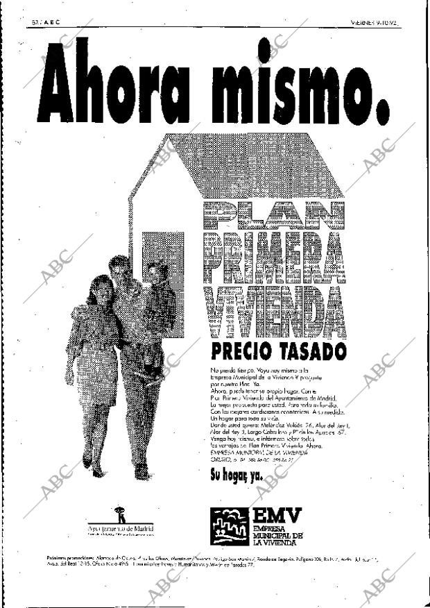 ABC MADRID 09-10-1992 página 82