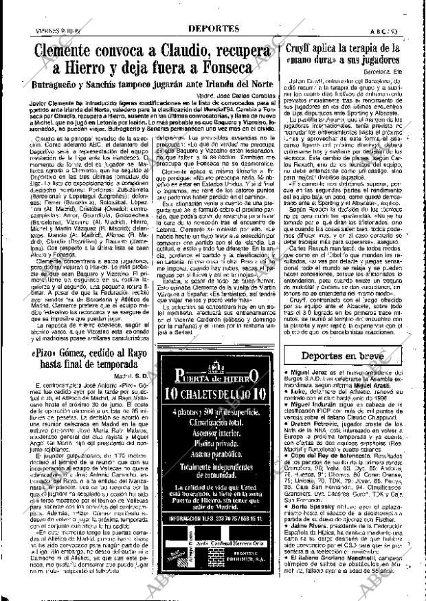 ABC MADRID 09-10-1992 página 93