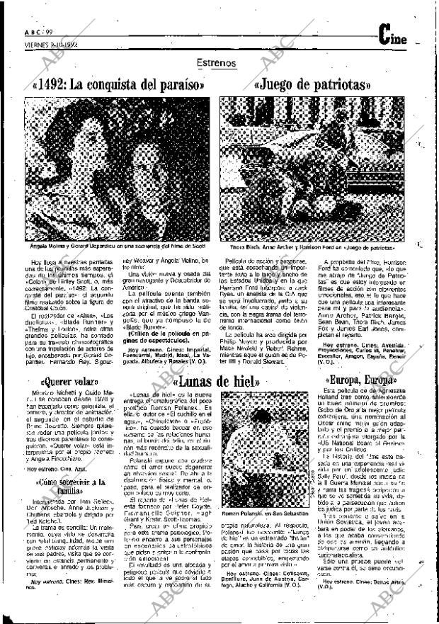 ABC MADRID 09-10-1992 página 99