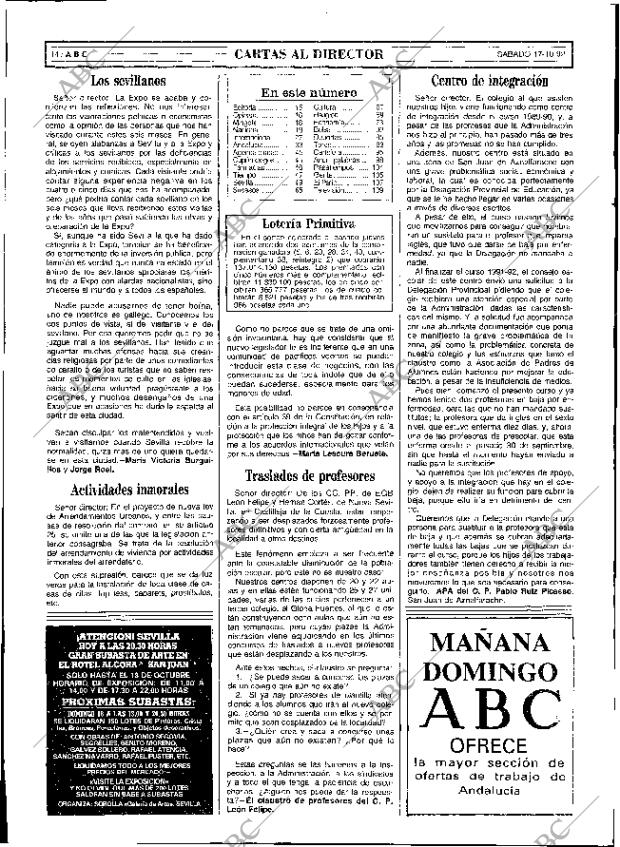 ABC SEVILLA 17-10-1992 página 14