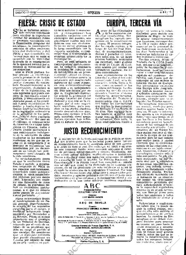 ABC SEVILLA 17-10-1992 página 15