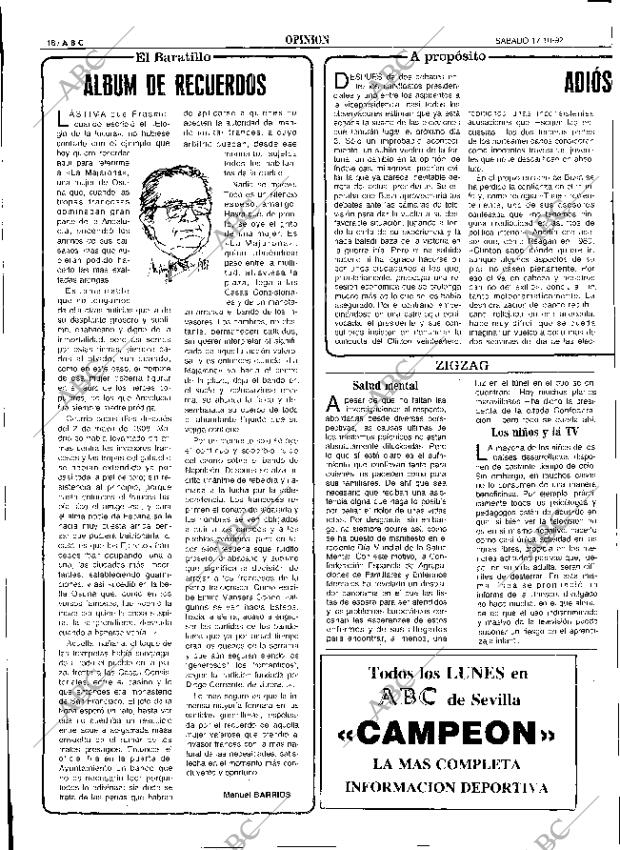 ABC SEVILLA 17-10-1992 página 16