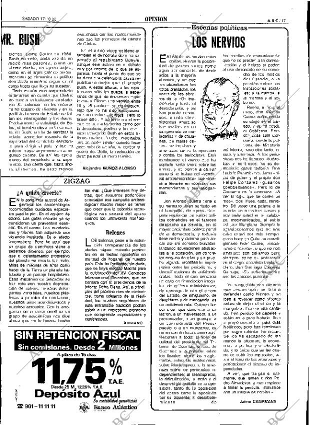 ABC SEVILLA 17-10-1992 página 17