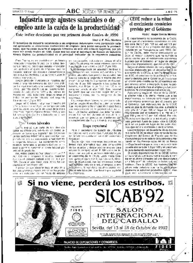 ABC SEVILLA 17-10-1992 página 75