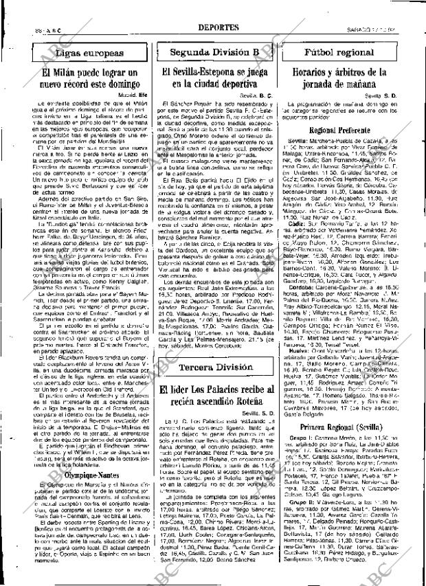 ABC SEVILLA 17-10-1992 página 88