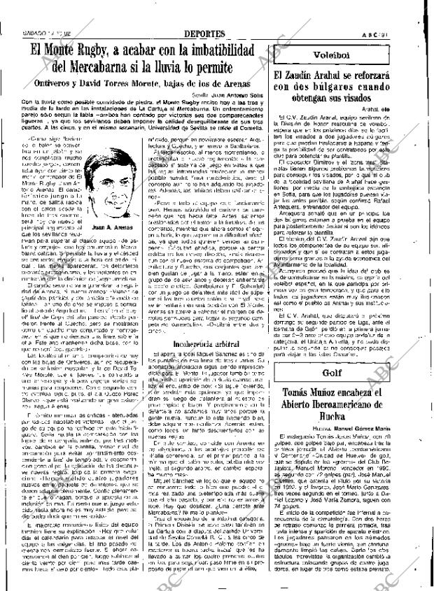 ABC SEVILLA 17-10-1992 página 91