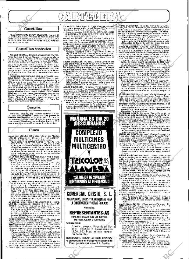 ABC SEVILLA 19-10-1992 página 100