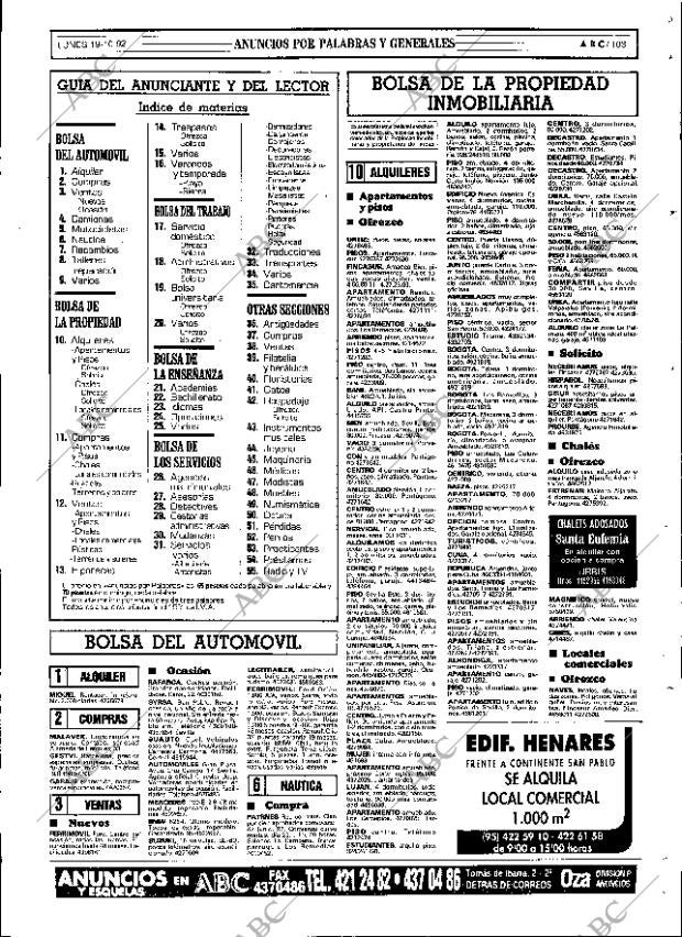 ABC SEVILLA 19-10-1992 página 103