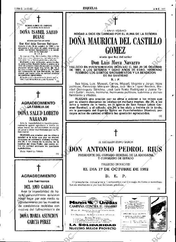 ABC SEVILLA 19-10-1992 página 109