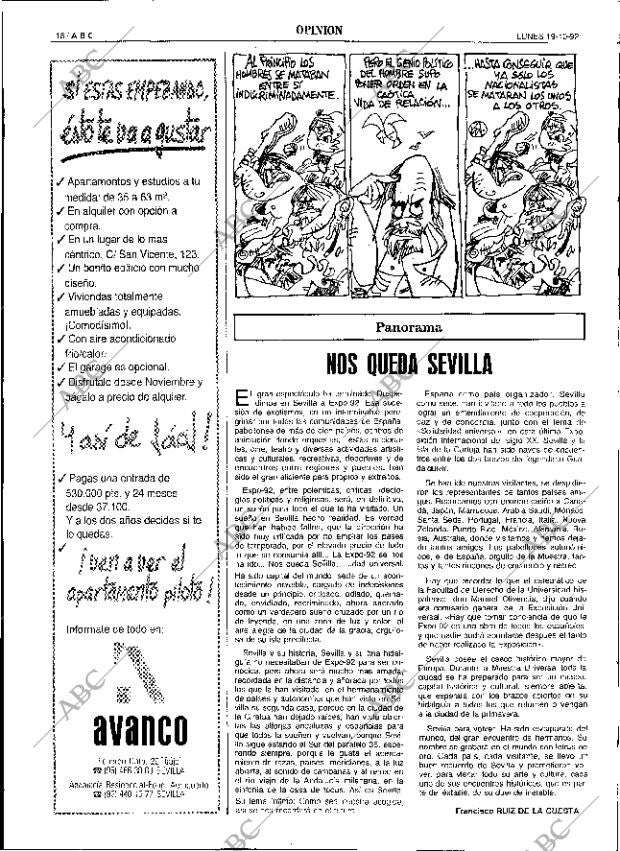 ABC SEVILLA 19-10-1992 página 18