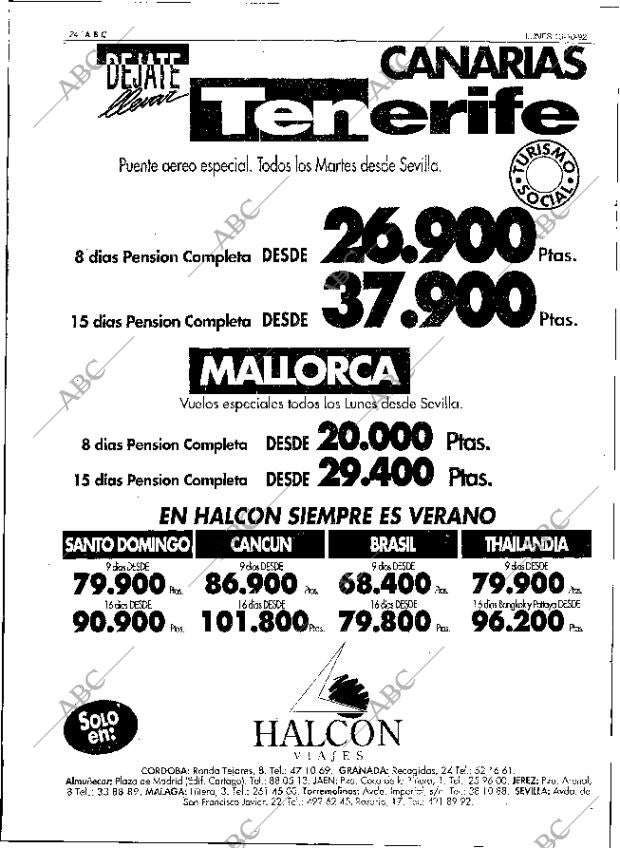 ABC SEVILLA 19-10-1992 página 24