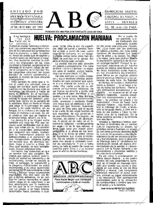 ABC SEVILLA 19-10-1992 página 3