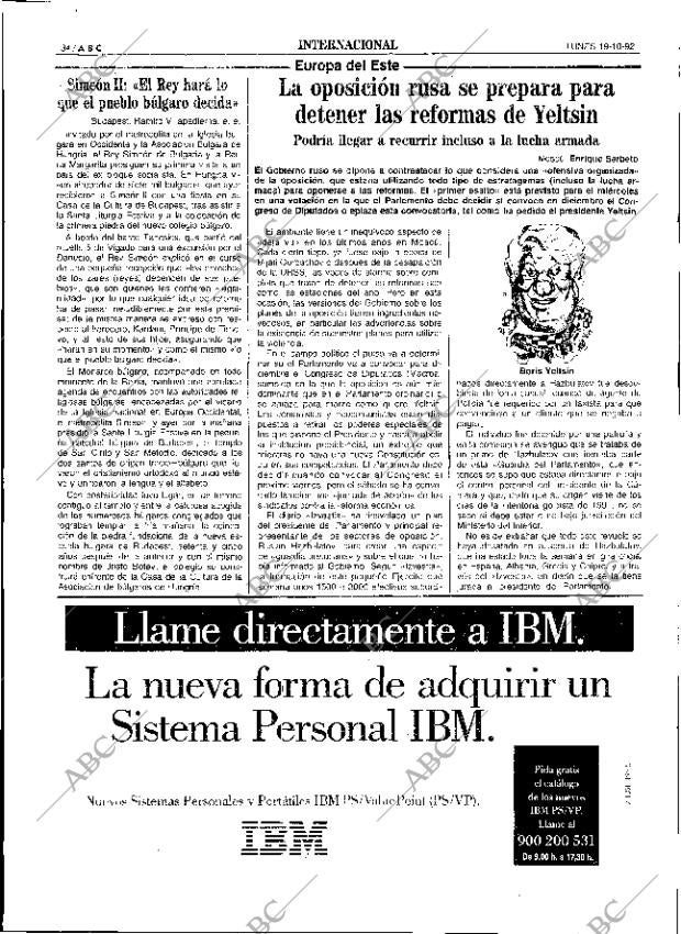 ABC SEVILLA 19-10-1992 página 34