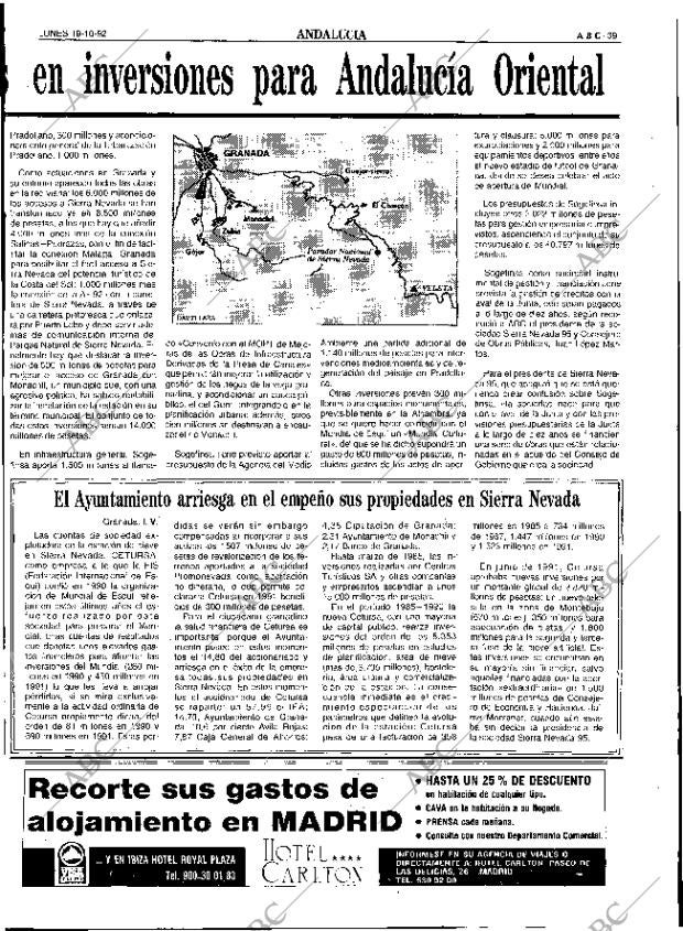 ABC SEVILLA 19-10-1992 página 39