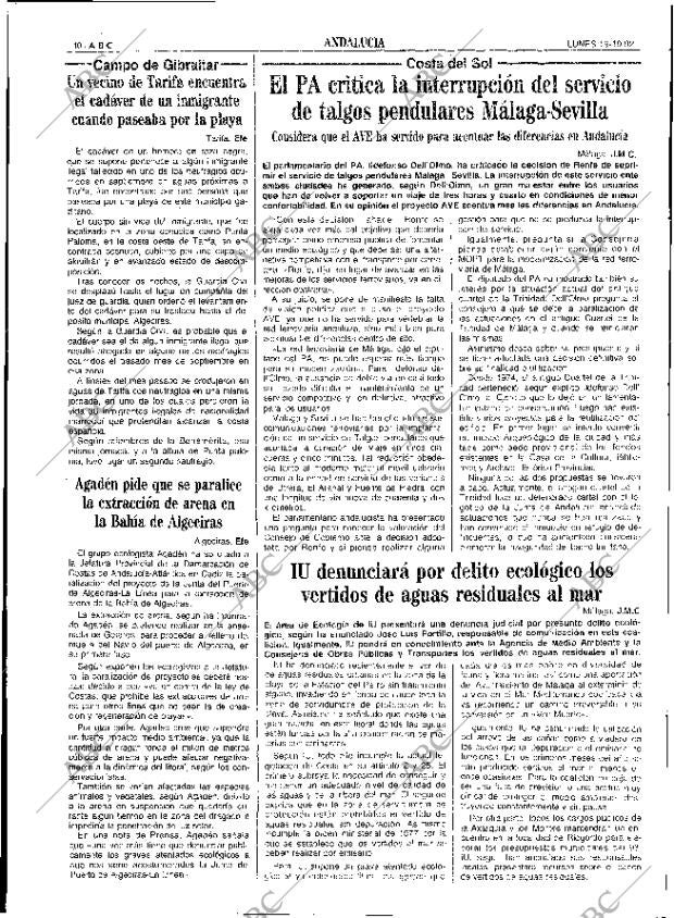 ABC SEVILLA 19-10-1992 página 40