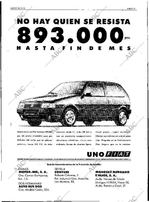 ABC SEVILLA 19-10-1992 página 41