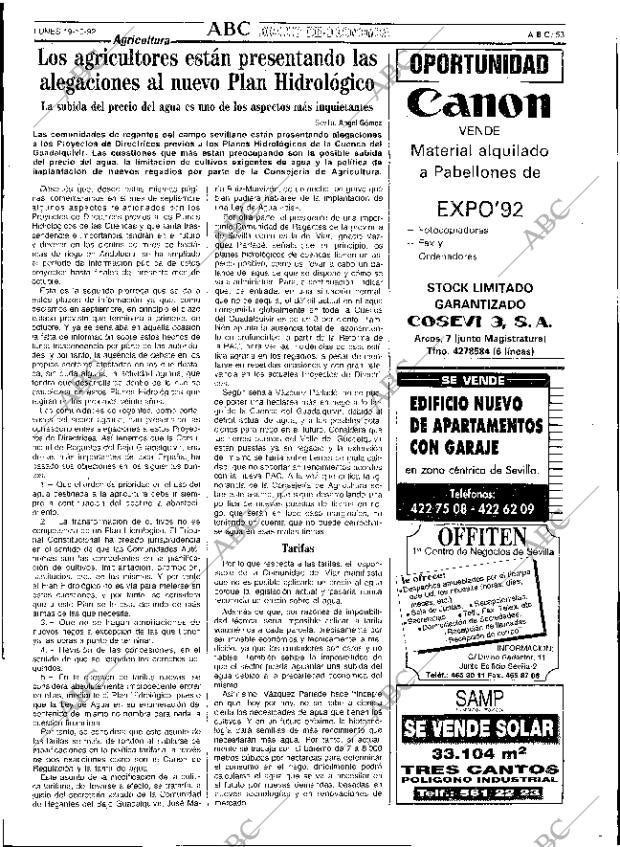 ABC SEVILLA 19-10-1992 página 53