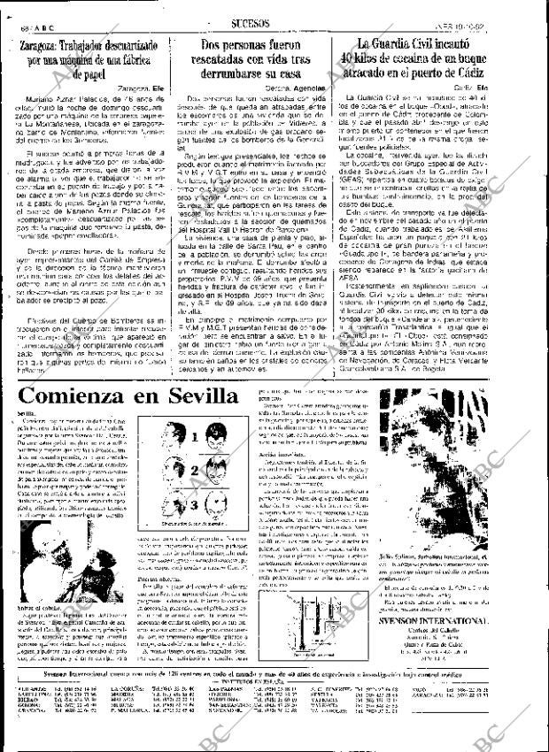 ABC SEVILLA 19-10-1992 página 68